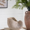 VisioGear Sand and Cement Conch Shell Planter with Textured Beige Finish, Modern Design for Indoor and Outdoor Spaces, Beige, 8.5"*5.5"*6.3" - 4 of 4
