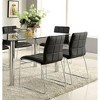 Sapphtopaz Dining Chairs Set of 2 Upholstered Armless Chair with Sturdy Base and Backrest Chairs for Kitchen, Dining Room, Living Room - 2 of 4