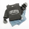 Simply Sage Market Embroidered Sweater Weather Garment Dyed Sweatshirt - 3 of 4