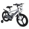 KWPZQEB 16/18" Sporty Kids Bike, Child Bike w/ High Carbon Steel Frame & Training Wheels, Bicycles w/ Adjustable Saddle & Water Bottle for Boys&Girls - 3 of 4