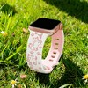 HTUTWOO Cute Apple Watch Band, Cats and Dogs Engraved Silicone Strap 38/40/41/42/44/45/49mm for iWatch Series 10 9 8 7 6 5 4 3 2 1 SE Ultra - 2 of 4