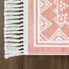 Boho Area Rugs Washable Bordered Accent Carpet Non Slip Non Shedding Stain Resistant Floor Cover Soft Indoor Mat for Bedroom Living Room - 4 of 4