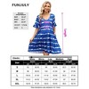 Women's Maternity Casual Dress  Flowy Floral Print, Ruffle leeves - 2 of 4