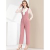 Allegra K Women's High Waist Casual Wide Leg Pants Overalls Jumpsuit - 2 of 4