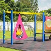 Sorbus Pink Kids Nest Swing - Tree Tent Sensory Swing for Kids Indoor Outdoor Use - 250lbs - 2 of 4