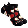 Apple Pattern Ankle Socks (Women's Sizes Adult Medium) from the Sock Panda - 2 of 3