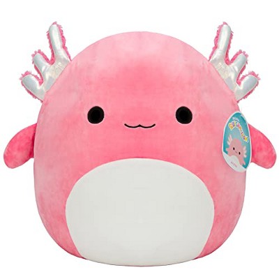 Squishmallow 20" Jumbo Archie The Axolotl - Official Kellytoy Plush - Large Soft and Squishy Pink Stuffed Animal Toy - Great Gift for Kids