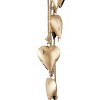 35.2" Metal Bohemian Heart Bells Gold - Olivia & May - 4 of 4