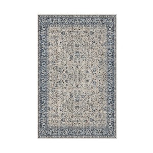 YEERSWAG Vintage Floral 5'x7' Indoor Area Rugs Non-Slip Carpet For Bedroom Living Room Balcony - 1 of 4