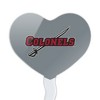 Nicholls State University Secondary Heart Love Cupcake Picks Toppers Decoration Set of 6 - 2 of 4