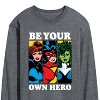 Men's - Marvel - Be Your Own Hero Long Sleeve Graphic T-Shirt - 2 of 4