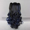 Unique Bargains Women Curly Long Hair Human Hair Wigs with Wig Cap - 4 of 4