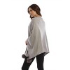 Women's Pom-Pom Fox Fur Pullover - ANGEL - 3 of 4