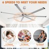 Parrot Uncle Modern Industrial Ceiling Fan with Remote - 3 of 4