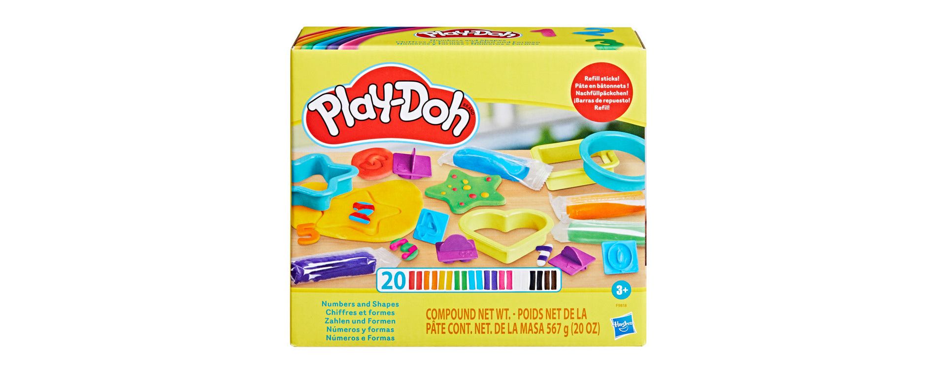 Play-Doh Numbers and Shapes