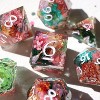 JDICTION Silicone Resin Dice Mold - 7-Sided Polyhedral Cavity Molds for DND, Tabletop Games, Epoxy DIY Dice Making - 3 of 4