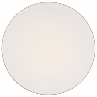 Matte Black Steel 14" LED Indoor/Outdoor Flush Mount