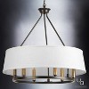 Urban Ambiance Luxury Cosmopolitan Chandelier,  22.375"H x 24"W,  Olde Bronze Finish, UHP2183 - 3 of 4