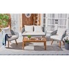 Prester 4Pc Living Set - Indoor/Outdoor - PAT7073 - Safavieh - 2 of 4