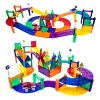 PICASSO-TILES 80 PC Race Track Theme, Magnetic Tiles Set Building Block & Magnetic Tiles, Building STEM Toy for Kids 3+ - 3 of 4