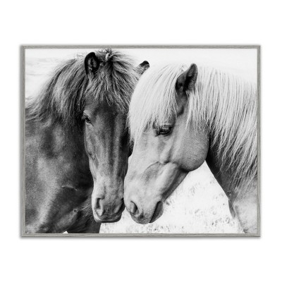 Stupell Industries Horse Love Duo Portrait, 14" x 11"