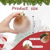 COZONY 25-Piece 6cm Velvet Christmas Ornament Balls Set for Tree and Home Decor - 2 of 4