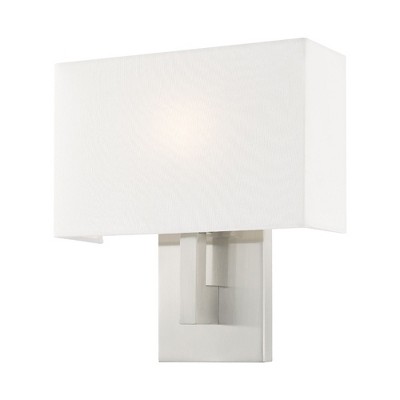 Livex Lighting Hayworth 1 - Light Wall Light in  Brushed Nickel