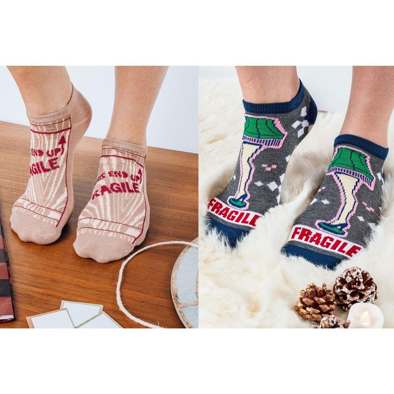 HYP A Christmas Story Novelty Low-Cut Adult Ankle Socks | 5 Pairs, 5 of 8