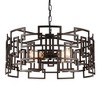 CWI Lighting Litani 4 Light Down Chandelier With Brown Finish - 2 of 4