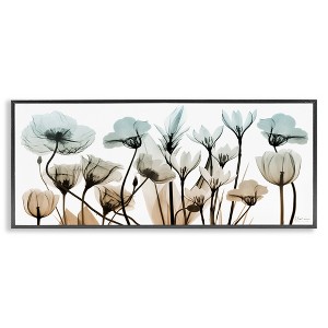 Stupell Industries Mixed Transparent Flowers, 24" x 10" - 1 of 4