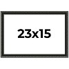PosterPalooza | Antique Black Picture Frame - UV Acrylic, Backing Board, Hanging Hardware Included - 2 of 4