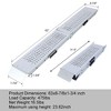 Pack of 2 Steel Loading Ramps, Heavy Duty Folding Ramp, Portable Anti-Slip Wear-Resistant Access Ramp, 950Lbs Capacity Max for ATV, Motorcycle, Truck - 2 of 4