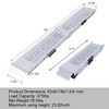 Pack of 2 Steel Loading Ramps, Heavy Duty Folding Ramp, Portable Anti-Slip Wear-Resistant Access Ramp, 950Lbs Capacity Max for ATV, Motorcycle, Truck - image 2 of 4