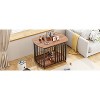 Gulches 31.5" Furniture Style Dog Crate for Small & Medium Dogs - Modern Wooden End Table - 3 of 4