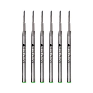 Monteverde Medium Ballpoint Refill For Montblanc Ballpoint Pens 6/Pack Green M133GN - 1 of 2