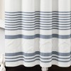 72"x72" Urban Diamond Striped Woven Tufted Eco Friendly Recycled Cotton Shower Curtain - Lush Décor - image 4 of 4