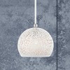 Livex Lighting Charlton 1 - Light Pendant in  White/Brushed Nickel - 2 of 4