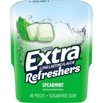Extra Refreshers Spearmint Gum 40-Piece Bottle