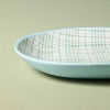 12"x17" Layered Plaid Melamine Serving Platter Green/Blue/Cream - Hearth & Hand™ with Magnolia - 3 of 3