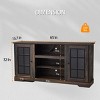 EROMMY Tv Stand With Tempered Glass Door For Tvs Up To 65" - 3 of 4