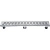 ALFI ABLD24C 24Inch Long Modern Stainless Steel Linear Shower Drain with Groove Holes - 2 of 4