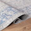 World Rug Gallery Valora Red Vintage Medallion Washable Low-Pile Indoor Area Rug with Non-Slip Backing - 4 of 4