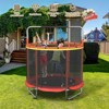 Huxxion 60" Trampoline for Kids, 5FT Mini Indoor and Outdoor Toddler Trampoline with Net - 4 of 4