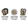 Big Dot of Happiness Disco New Year - DIY Shaped Groovy 2025 NYE Party Cut-Outs - 24 Count - 2 of 4