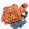 Simply Sage Market Women's  Garment Dyed Graphic Sweatshirt Mama Spice Checkered - image 3 of 4