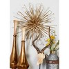 Set of 3 Metal Starburst Wall Decors with Orb Detailing - Olivia & May - image 2 of 4