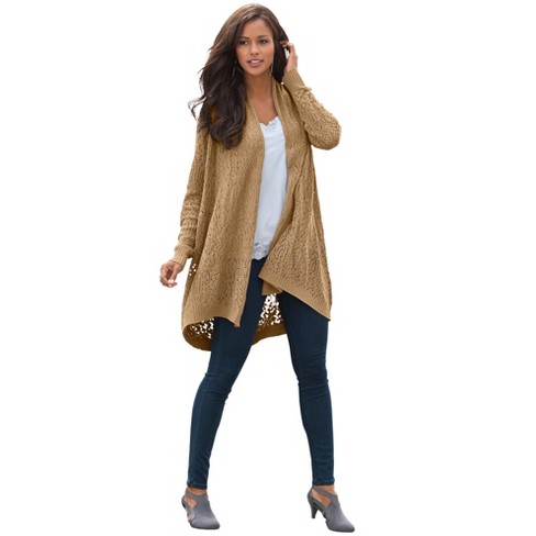 Camel cardigan target sale