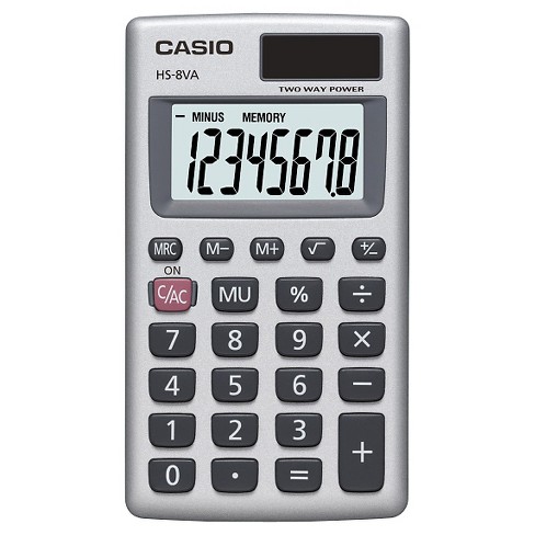 Basics LCD 8-Digit Desktop Calculator, 1 Pack, Small, Black