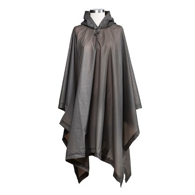 ShedRain Hooded Rain Ponchos  - Gray