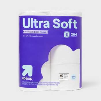 Premium Ultra Soft Toilet Paper - 6 Rolls - up & up™